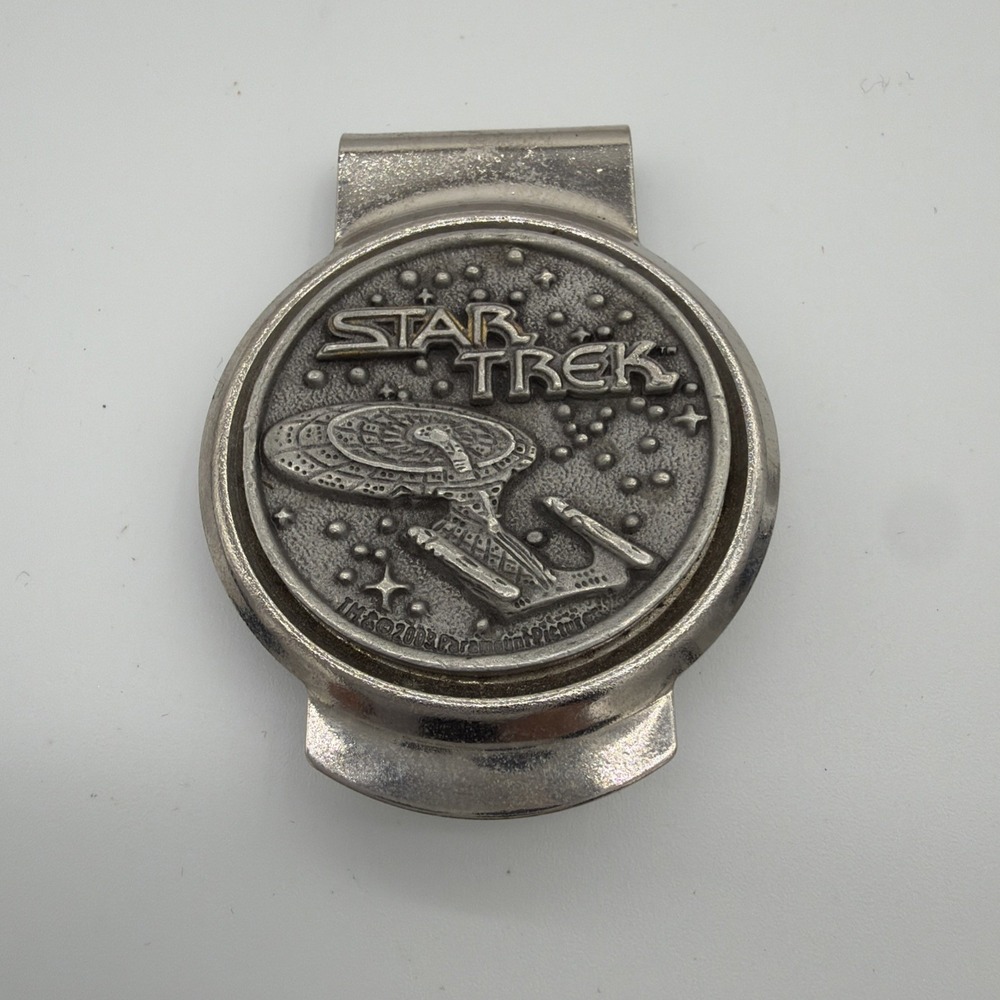 Vintage Star Trek Money Clip USS Enterprise-2003 Paramount‎ Pictures